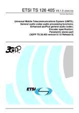 ETSI TS 126405-V6.1.0 (31.3.2005)