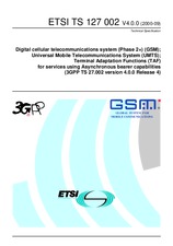 ETSI TS 127002-V4.0.0 (3.8.2001)
