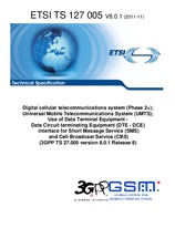 ETSI TS 127005-V8.0.1 (4.11.2011)