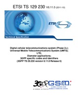 ETSI TS 129230-V6.11.0 (12.10.2011)