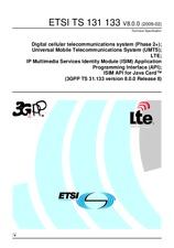 ETSI TS 131133-V8.0.0 (17.2.2009)