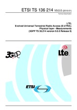 ETSI TS 136214-V9.0.0 (13.1.2010)