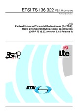 ETSI TS 136322-V9.1.0 (28.4.2010)
