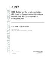 IEEE 1137-1991/Cor 1-2009 (16.10.2009)