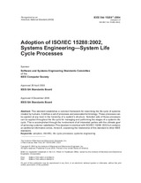IEEE 15288-2004 (8.6.2005)