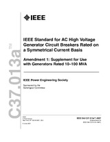 IEEE C37.013a-2007 (6.6.2007)