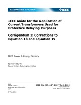 IEEE C37.110-2007/Cor 1-2010 (27.5.2011)