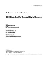 IEEE C37.21-1985 (29.3.1988)