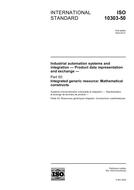 ISO 10303-50:2002 (16.5.2002)