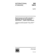ISO 14815:2005 (15.7.2005)