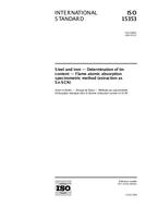 ISO 15353:2001 (15.3.2001)