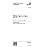 ISO 18629-1:2004 (23.11.2004)