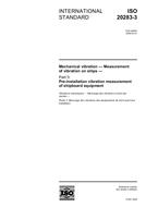 ISO 20283-3:2006 (31.3.2006)
