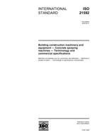 ISO 21592:2006 (12.6.2006)
