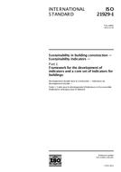 ISO 21929-1:2011 (8.11.2011)