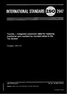 ISO 2947:1973 (1.11.1973)
