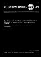 ISO 5378:1978 (1.6.1978)