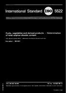 ISO 5522:1981 (1.9.1981)