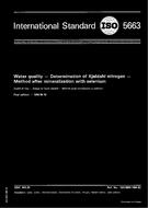 ISO 5663:1984 (1.5.1984)
