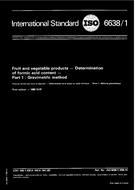 ISO 6638-1:1985 (21.11.1985)