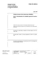 UNE-EN 1015-6:1999 (30.6.1999)