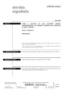 UNE-EN 1124-3:2009 (8.7.2009)