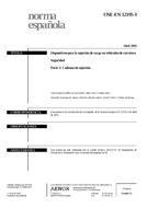 UNE-EN 12195-3:2002 (30.4.2002)
