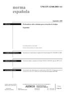 UNE-EN 12348:2001+A1:2009 (23.9.2009)