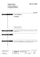 UNE-EN 12481:2002 (28.1.2002)