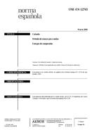 UNE-EN 12743:2000 (20.3.2000)