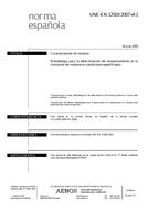UNE-EN 12920:2007+A1:2009 (18.3.2009)