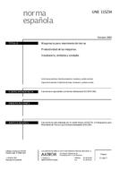 UNE 115234:2003 (31.10.2003)