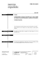 UNE-EN 14115:2002 (27.6.2002)