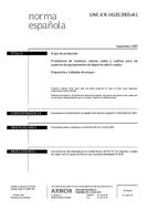 UNE-EN 14120:2003+A1:2007 (26.9.2007)