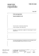 UNE-EN 1414:1997 (13.5.1997)