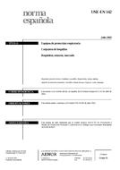 UNE-EN 142:2002 (30.7.2002)