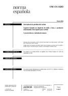 UNE-EN 14263:2004 (28.5.2004)