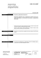 UNE-EN 14287:2005 (28.12.2005)