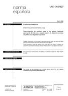UNE-EN 14627:2006 (5.4.2006)