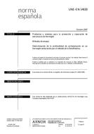 UNE-EN 14630:2007 (31.10.2007)