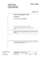 UNE-EN 1662:1998 (11.9.1998)