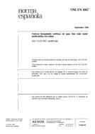 UNE-EN 1667:1998 (11.9.1998)