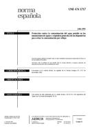 UNE-EN 1717:2001 (18.7.2001)
