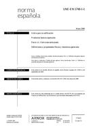 UNE-EN 1748-1-1:2006 (10.5.2006)
