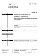 UNE-EN 1850-2:2001 (30.11.2001)