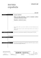 UNE-EN 249:2010 (14.7.2010)