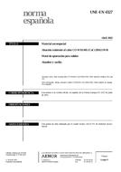 UNE-EN 4327:2002 (23.4.2002)