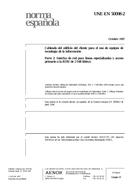UNE-EN 50098-2:1997 (30.10.1997)