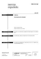 UNE-EN 542:2003 (11.7.2003)