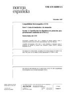 UNE-EN 61000-5-5:1997 (31.12.1997)